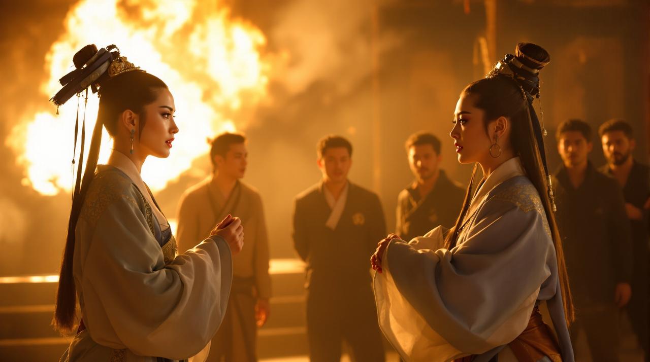 两小花旦为争一番位,片场公开互撕,导演被迫停工